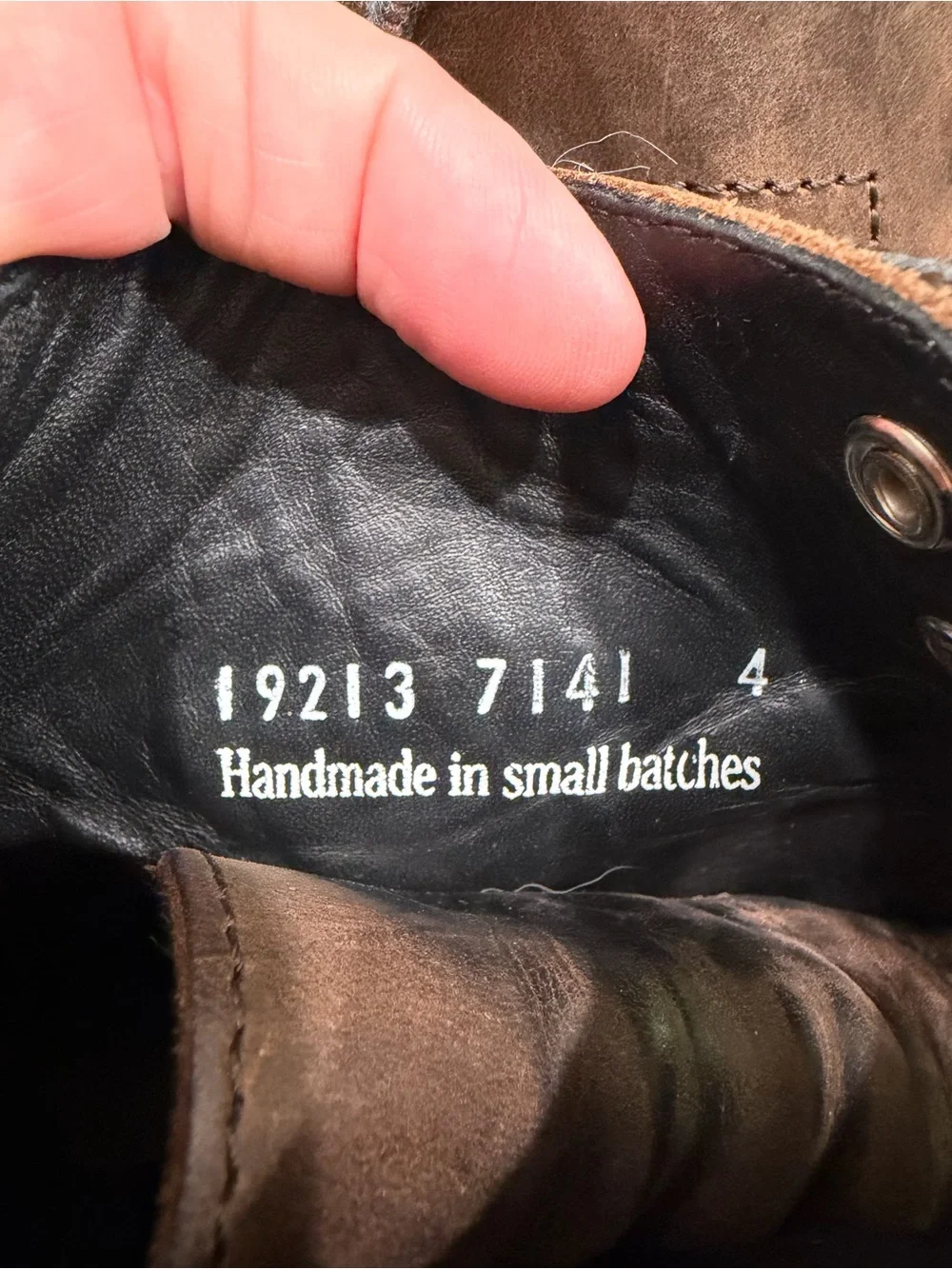 Men's Thursday 8.5 Brown Leather Lace-Up Boots